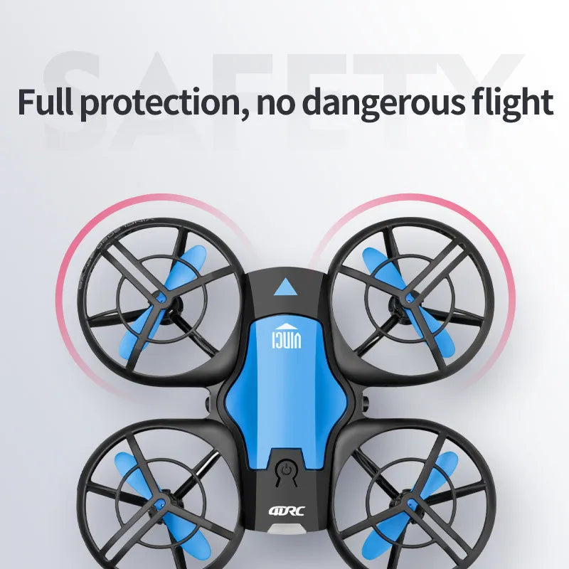 New Mini Drone 4k profession HD 1080P Wide Angle Camera WiFi FPV RC Dron Height Keep Drones Helicopter Kids Toys 4DRC