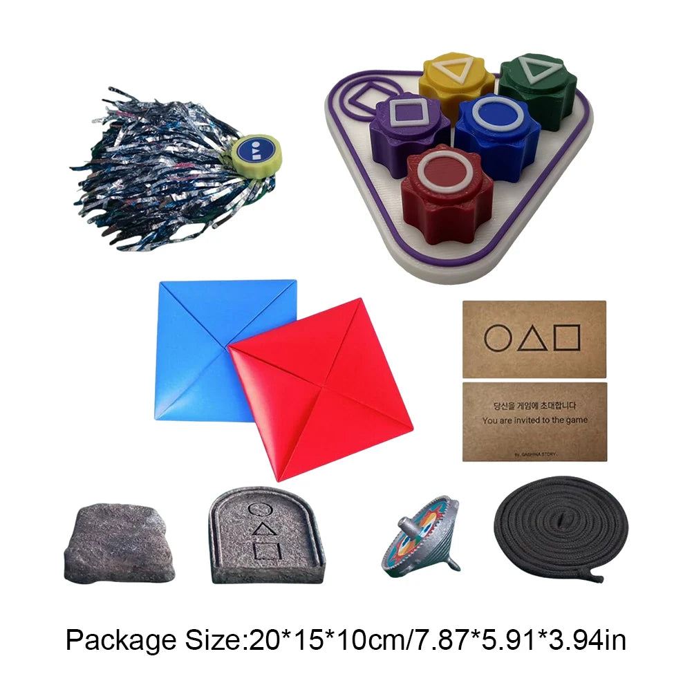 Korean Folk Game Set Hand Eye Coordination Training Toy Gonggi Korean Game Gonggi Squid Gong Gi Game Bar Games Party Props
