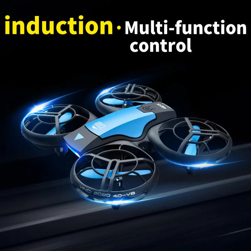 New Mini Drone 4k profession HD 1080P Wide Angle Camera WiFi FPV RC Dron Height Keep Drones Helicopter Kids Toys 4DRC