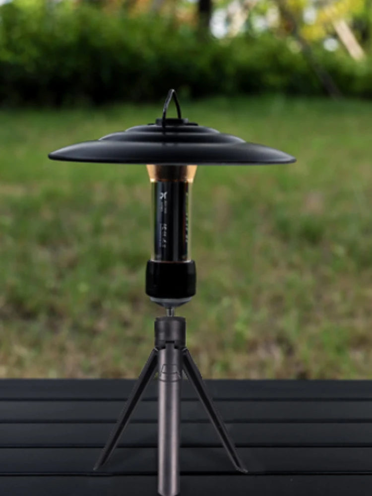 1/4 Screw Mini Tripod Lightweight Camping Lamp Bracket Multi-Purpose Camping Light Tripod Outdoor Camping Equipment