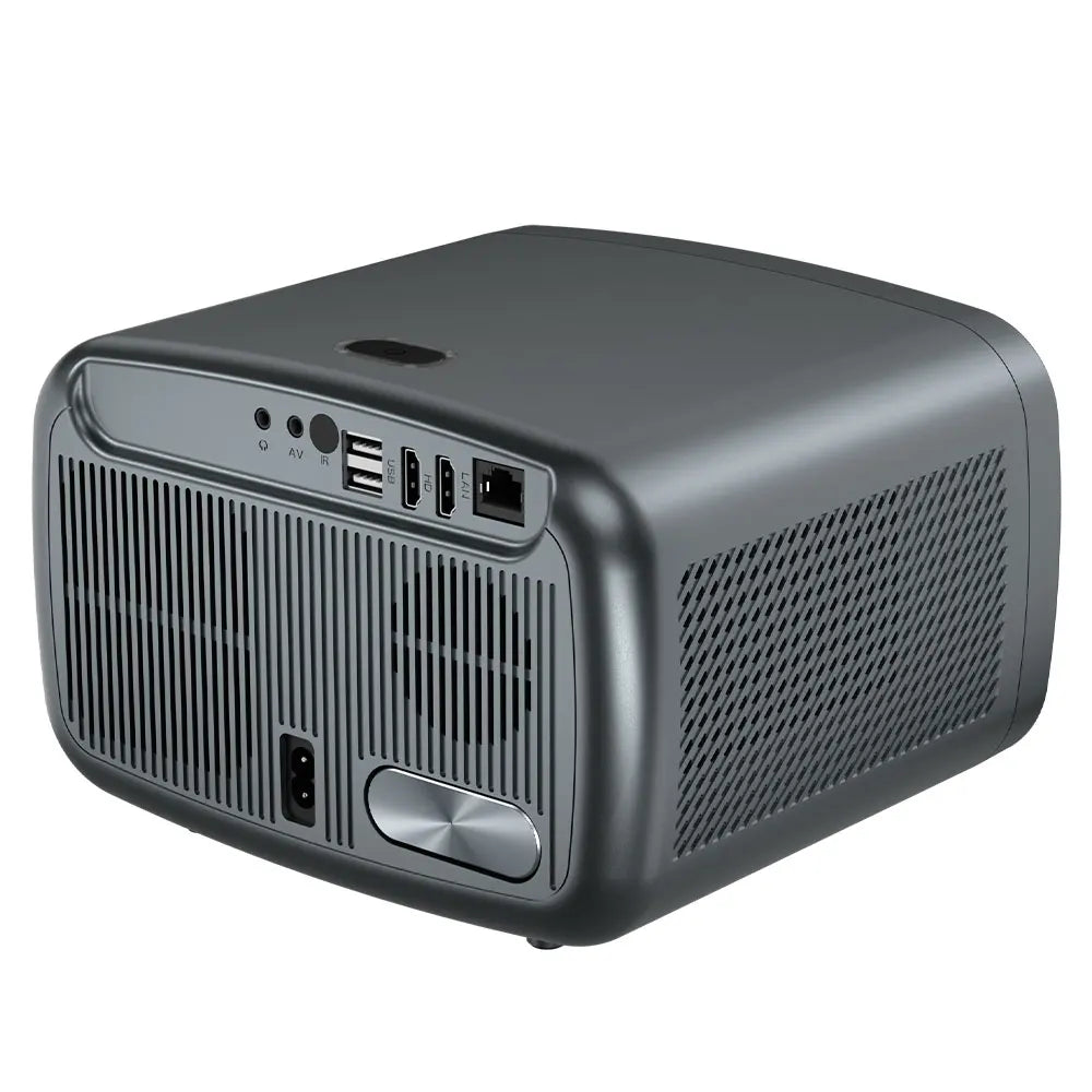 V9 LED 1080P Projector 1000 ANSI Lumens High Brightless Water Cooling Frequency Speaker BT5.0 WIFI 6 for Home Theater Movie
