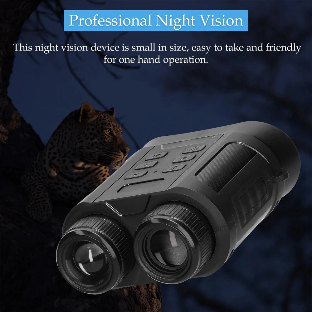 Y16 Night Vision Binoculars 1080P HD 850nm Infrared 8X Digital Zoom Telescope Goggles Outdoor Hunting Camera Full Dark 300M Rang