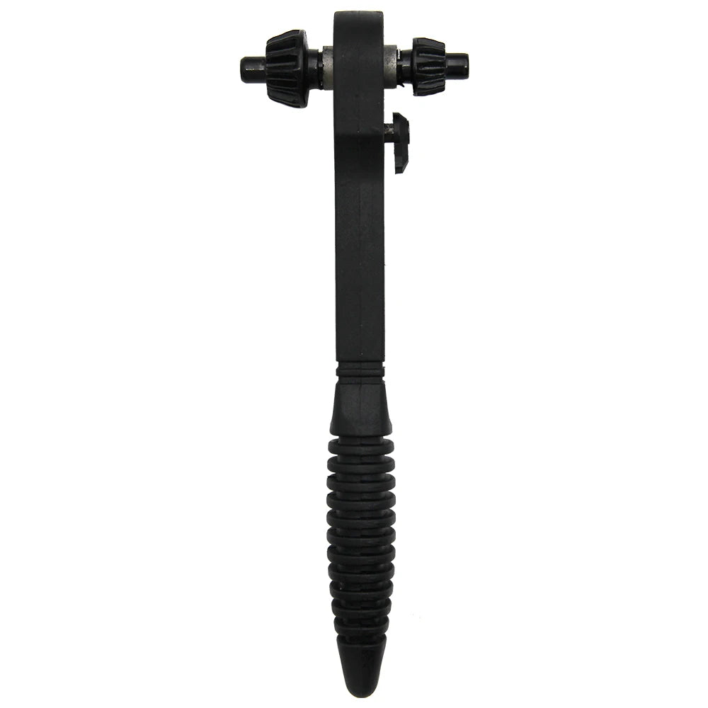Two-in-one ratchet drill chuck key wrench black ratchet dual-use wrench 12.8mm/17.2mm tool
