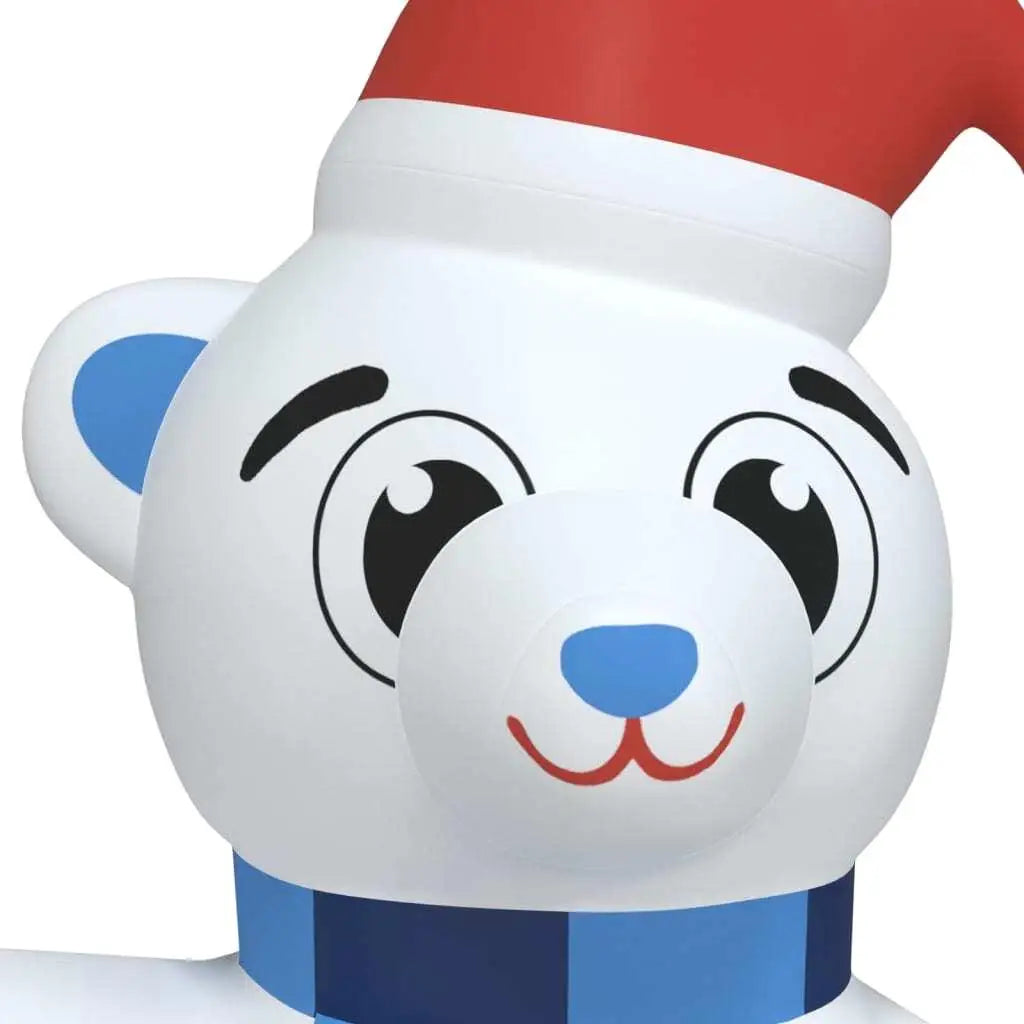 70.9'' Christmas Inflatable Teddy Bear - Festive Outdoor Decoration for Holiday Cheer