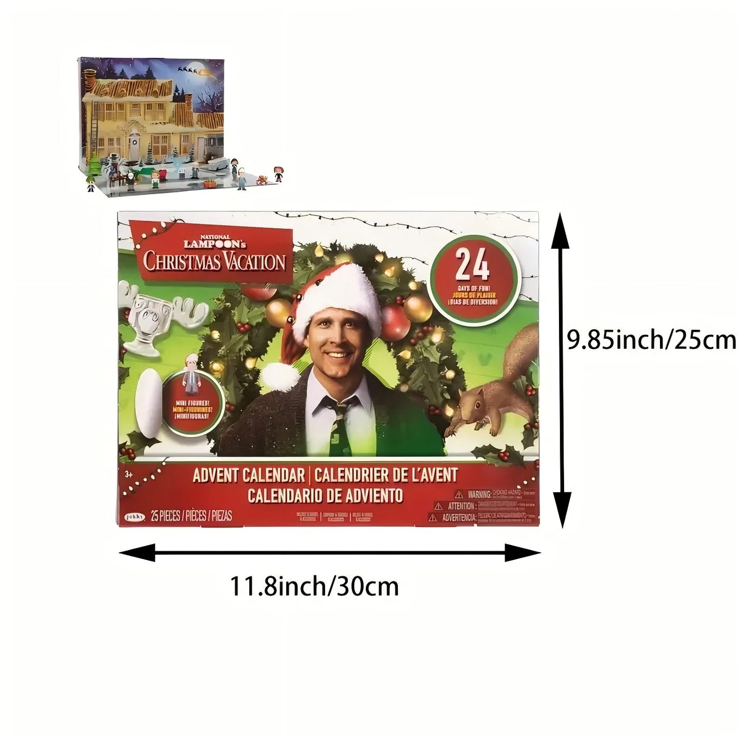 2024 New 24 Day Christmas Vacation Advent Calendar, Christmas Vacation Figures And Accessories Christmas Countdown Calendar Gift