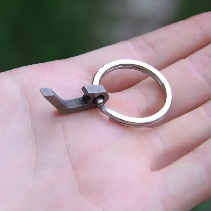 EDC Gear mini lightweight bottle beer opener keyring pocket tool utility gadget Outdoor Camp Hike Camping Gear key Chains