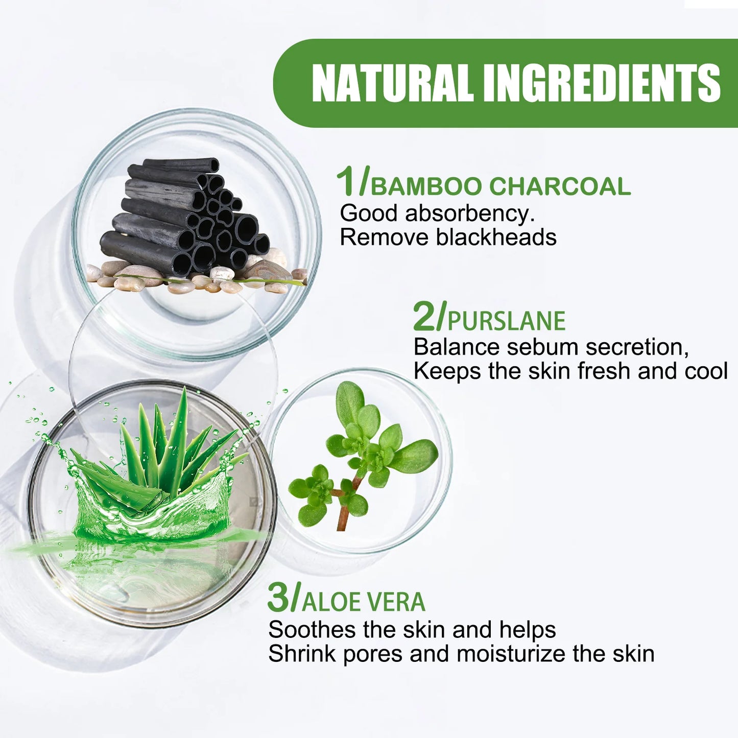 120g Eelhoe Bamboo Charcoal Blackhead Remove Tear Facial Mask Deep Clean Shrink Pores Skin Care Nasal Clear Facial Mask Gel