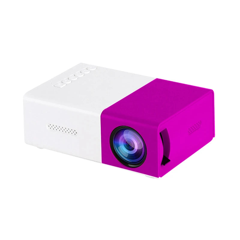 New HD Mini Projector Portable with Remote Control Audio Home Theater Media Player Beamer Outdoor Travel Entertainment Projector