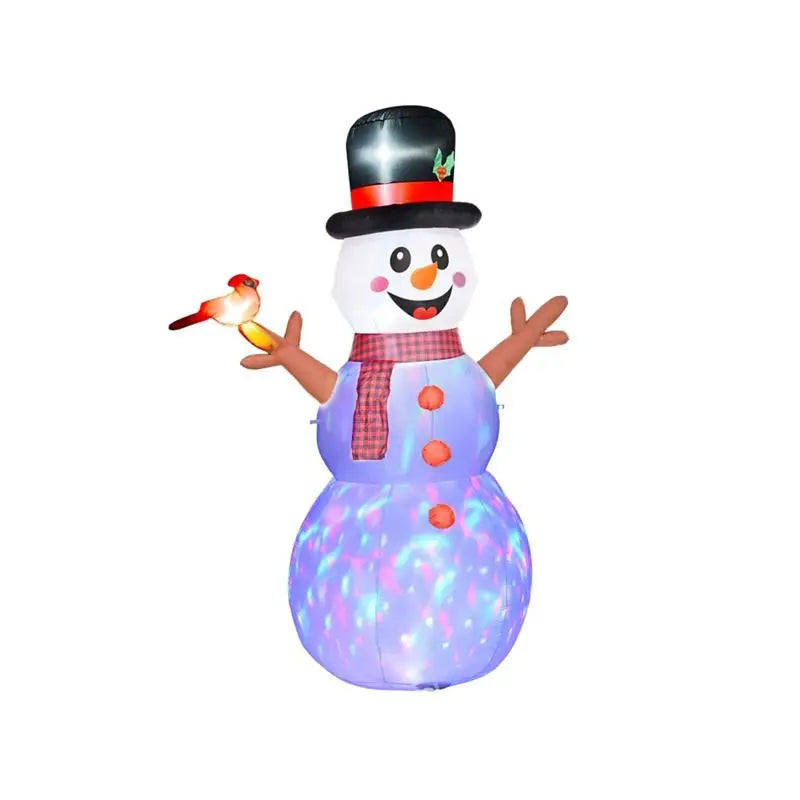 Christmas Snowman Decorative Figurine for Holiday Home Décor, Festive Winter Decor and Gift Idea