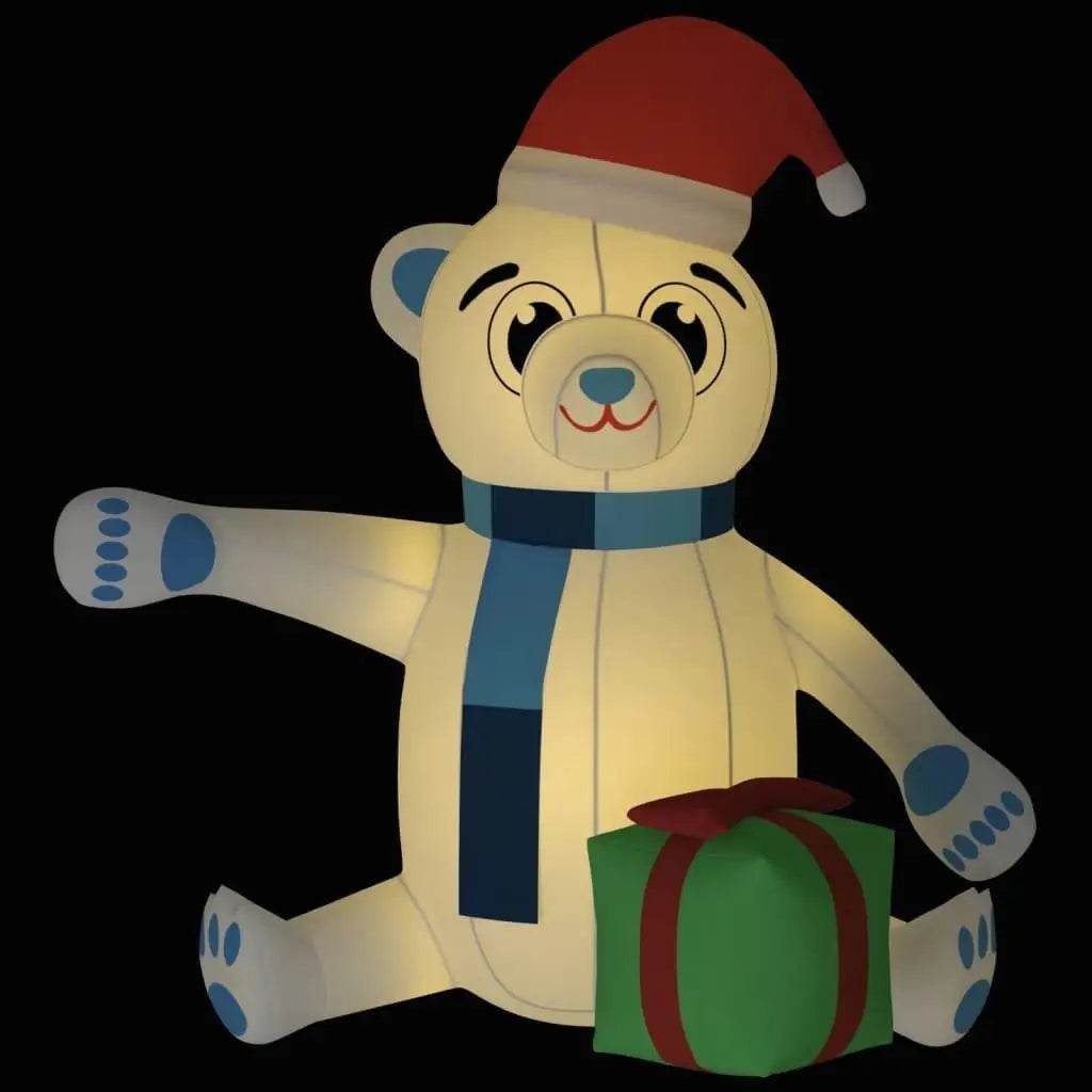 70.9'' Christmas Inflatable Teddy Bear - Festive Outdoor Decoration for Holiday Cheer