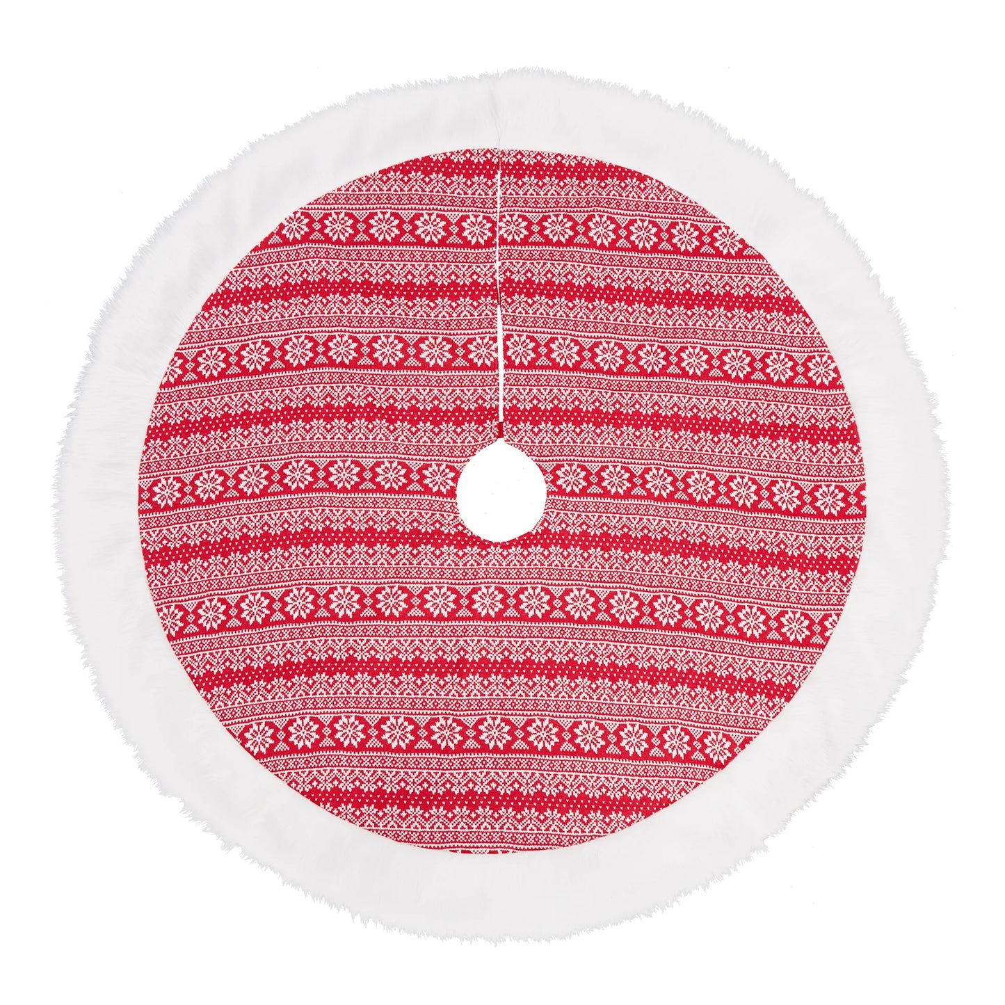 48 Inch Christmas Tree Skirt For Holiday New Year Large Tree Red White Plaid Christmas Tree Skirt Red, Xmas Tree Skirt