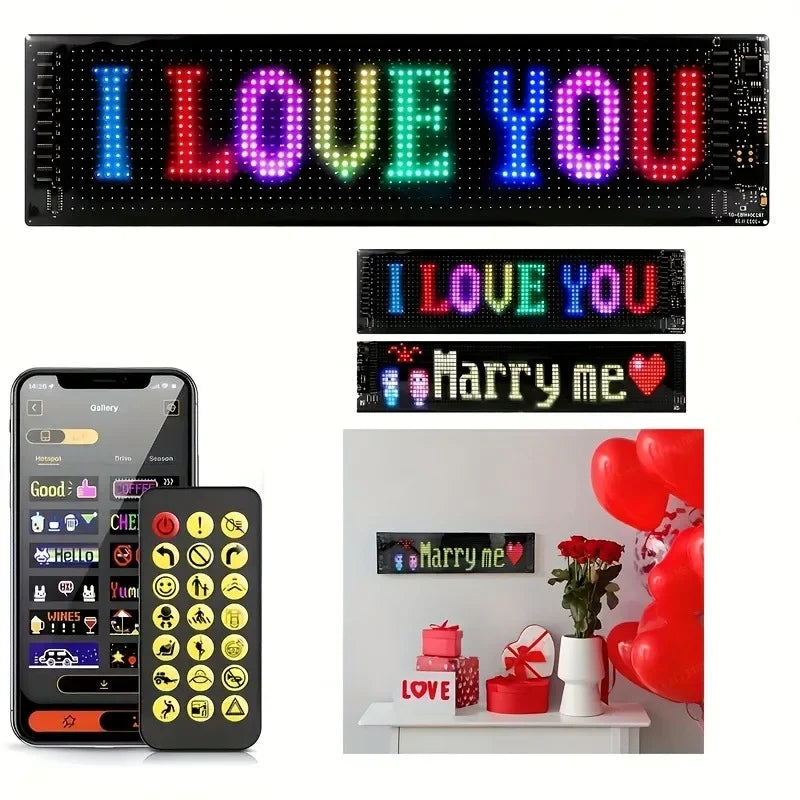 Huge and Bright Devil Eyes LED Matrix Pixel Flexible Panel DIY Programmable for Car Windows Bars and Parties