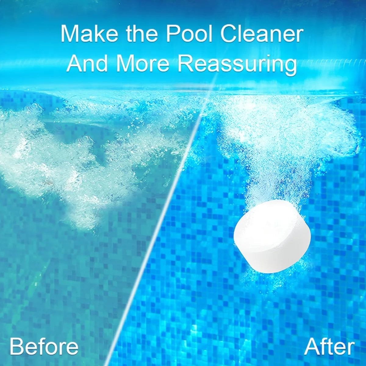 20LB 3inches Swimming Pool Cleaning, Pool Chlorinating Tablets, Pool Stain Removers, Swimming Pool Care, pool chlorine tablets