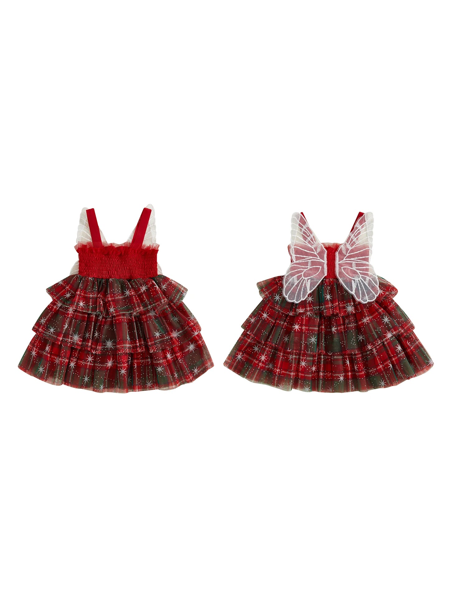 Girls Christmas Dress Sleeveless Unicorn Print Princess Dress for Holiday Party and Special Occasions