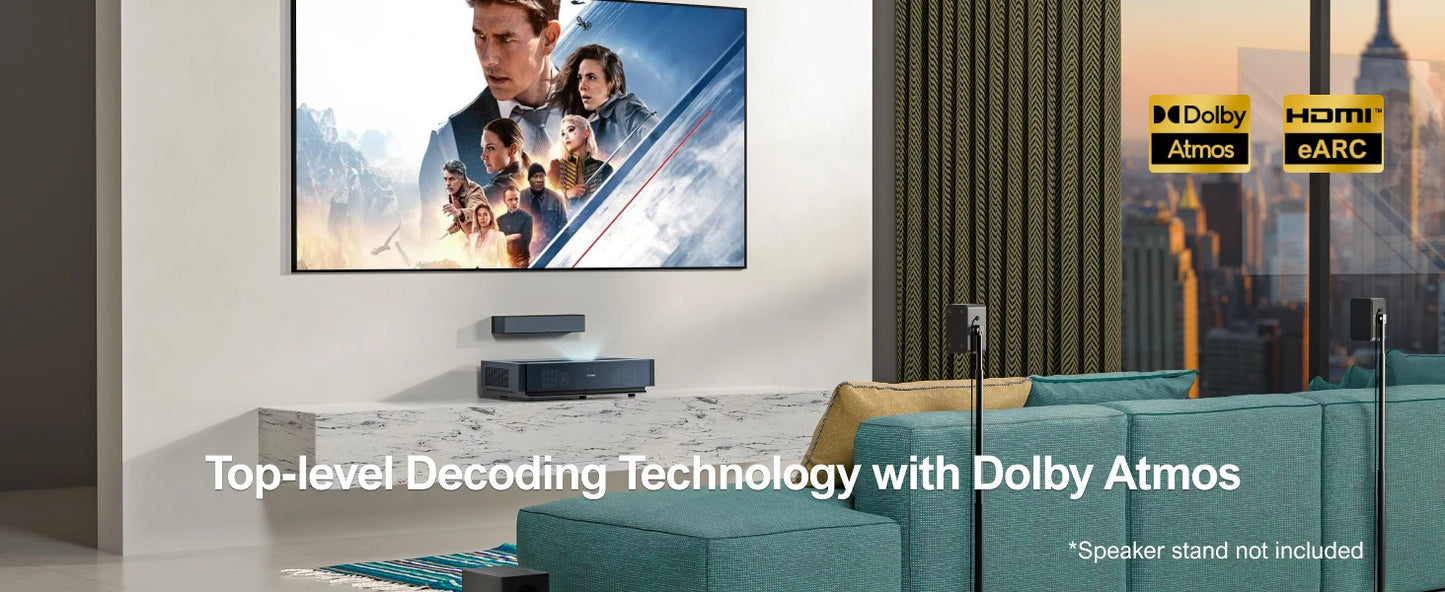 5.1 Soundbar with Dolby Atmos, 3D Surround System Soundbar for TV with Wireless Subwoofer,  APP Control, Home Theater TV