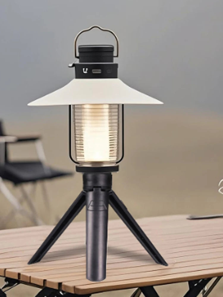 1/4 Screw Mini Tripod Lightweight Camping Lamp Bracket Multi-Purpose Camping Light Tripod Outdoor Camping Equipment