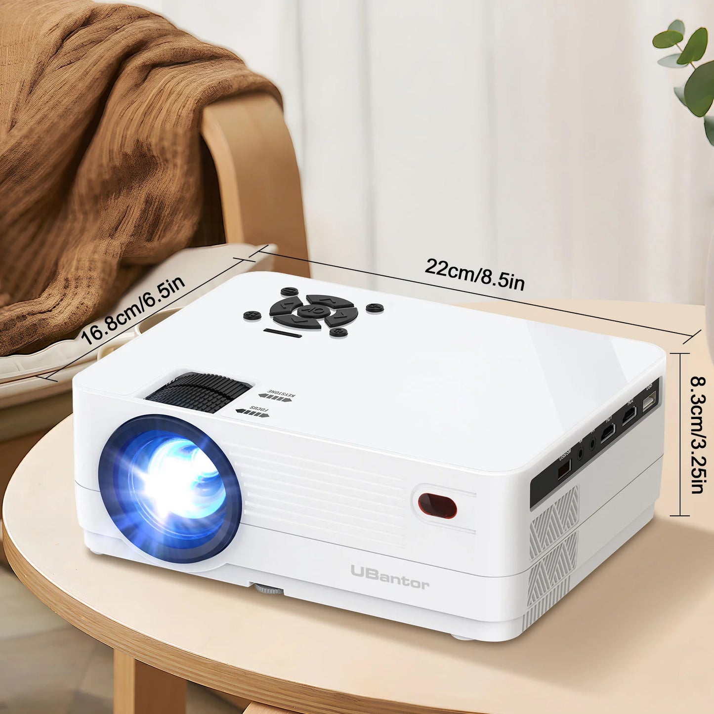 Native 1080P 5G WiFi Bluetooth Projector/15000LM Full HD Movie Projector/300" Display for Outdoor Movies Support 4k Home Theater