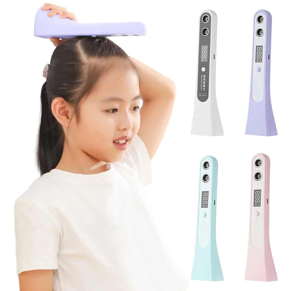 Ultrasonic Digital Height Measuring Ruler High Accuracy Height Measuring Stadiometer Electronic Height Ruler for Adults Kids