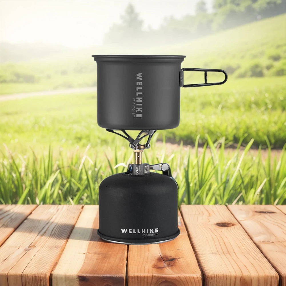 Folding Camping Stove Camping Stove Stand Burner Lightweight Mini Gas Stove Portable Survival Furnace for Outdoor Cooking