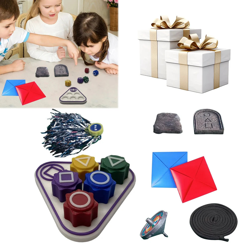 Korean Folk Game Set Hand Eye Coordination Training Toy Gonggi Korean Game Gonggi Squid Gong Gi Game Bar Games Party Props