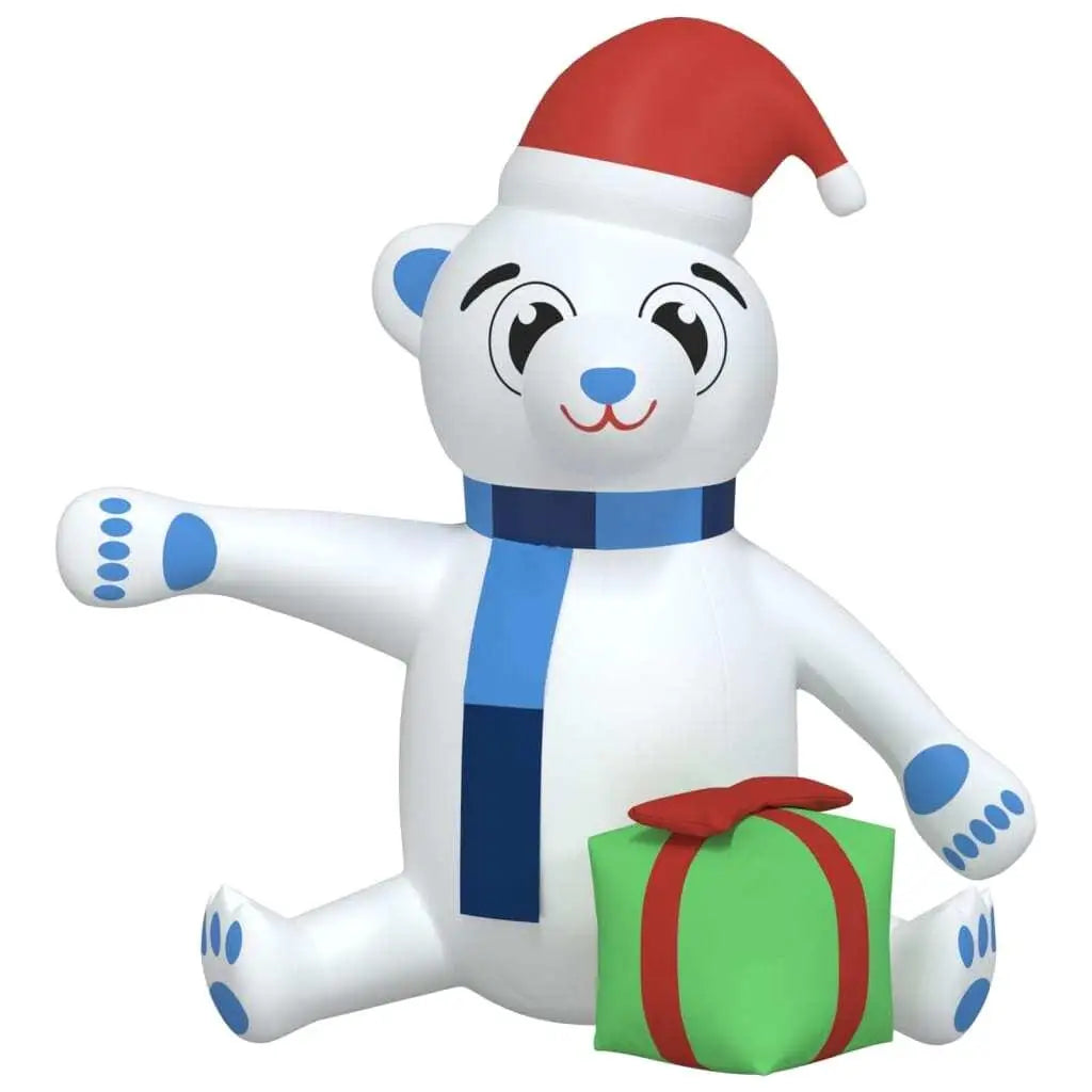 70.9'' Christmas Inflatable Teddy Bear - Festive Outdoor Decoration for Holiday Cheer