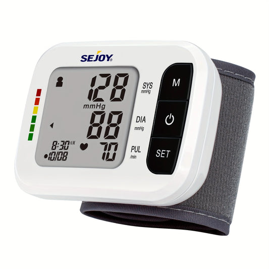 Blood Pressure Machine Wrist Blood Pressure Cuff Wrist BP Monitor Wrist Cuff Automatic Monitor with Heartbeat Detection