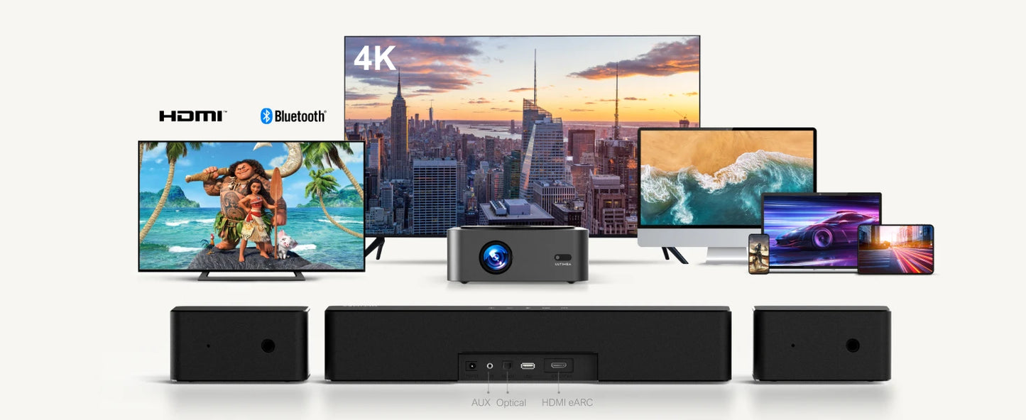 5.1 Soundbar with Dolby Atmos, 3D Surround System Soundbar for TV with Wireless Subwoofer,  APP Control, Home Theater TV