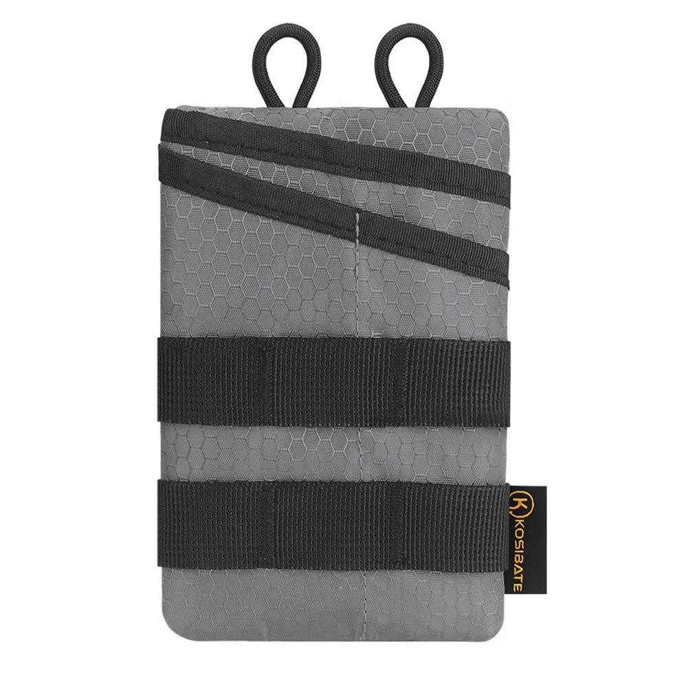 Portable Outdoor EDC Tool Storage Bag Foldable Lightweight Small Tool Storage EDC Pouch Wear Resistant for Camping Hiking Sports