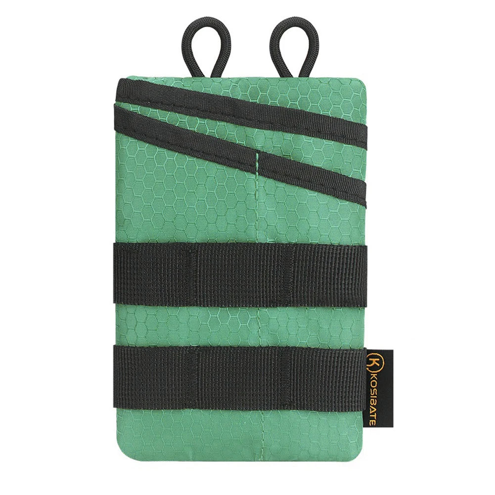 Portable Outdoor EDC Tool Storage Bag Foldable Lightweight Small Tool Storage EDC Pouch Wear Resistant for Camping Hiking Sports
