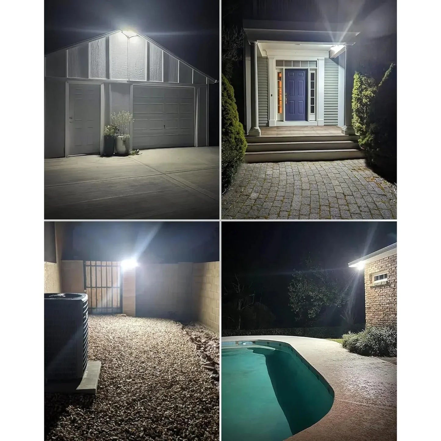 IP65 Waterproof Solar Outdoor Lights - 2 Pack 252 LED Motion Sensor Lights Solar Security Flood Lights for Backyard Patio Patio