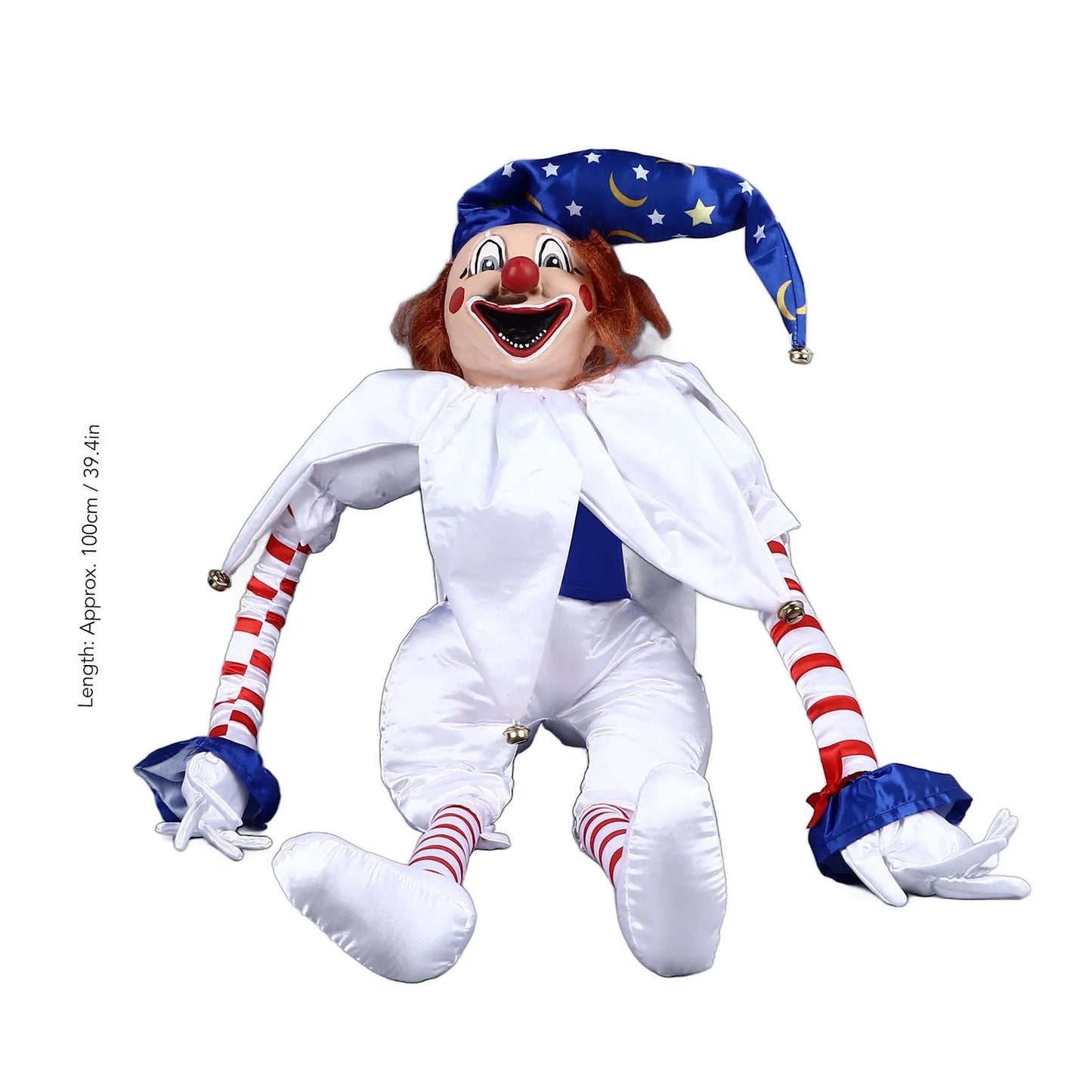 Halloween Clown Doll Halloween Clown Doll Eerie Clown Doll Decoration Hanging Scary Clown Ornament for Horror Themed Activities