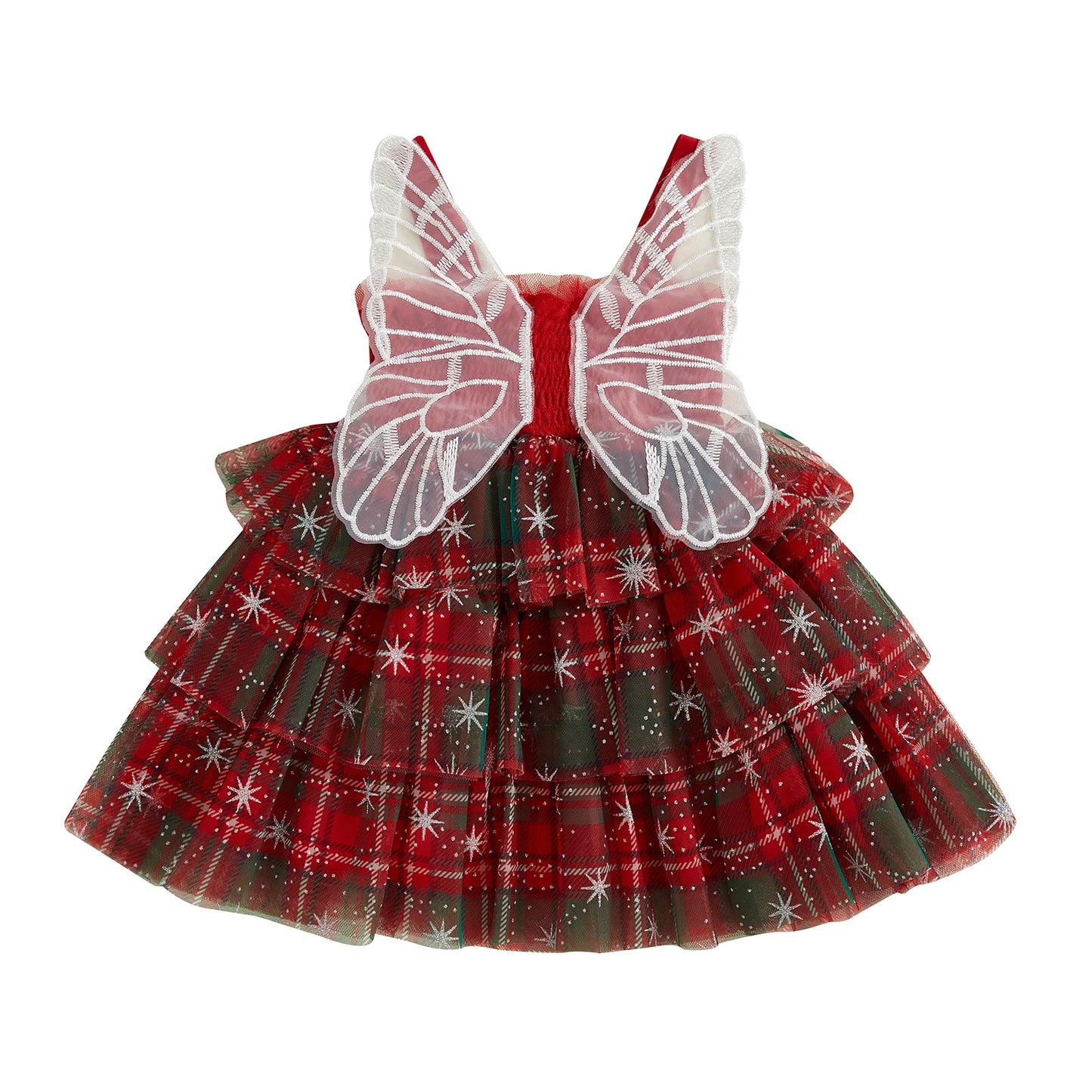 Girls Christmas Dress Sleeveless Unicorn Print Princess Dress for Holiday Party and Special Occasions