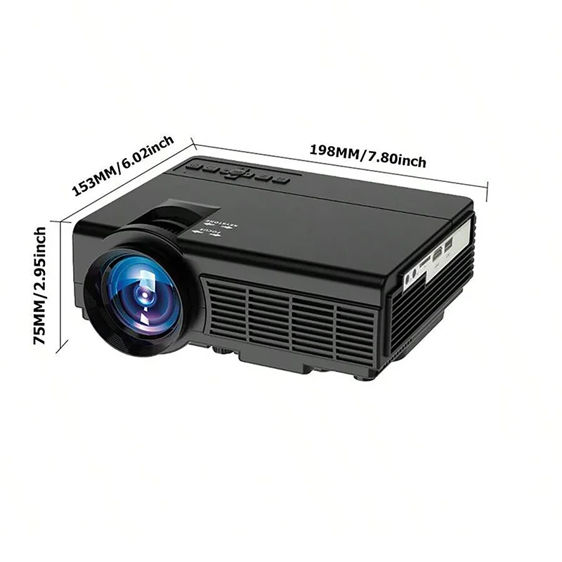 Christmas Full HD Portable LED Projector 1920*1080P 5G WiFi BT5.0 Auto Focus Video Movie Projector 4k Home Theater Gifts Beamer